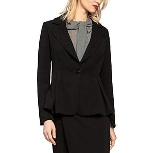 APART Fashion Blazer dames kostuumjas, zwart (black), 40, Zwart (zwart).