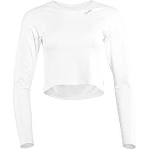 WINSHAPE Aet116ls Dames Yoga Shirt Lange Mouw, Ivoor