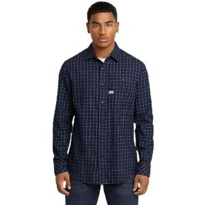 G-STAR RAW Bristum 2.0 Slim Shirt T-shirt voor heren, Veelkleurig (Rinsed Chibi Check D23553-d747-g710)