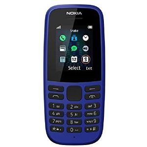 Nokia 105 (editie 4) 1,77 inch UK SIM Free Feature Phone (Single SIM) - Blauw