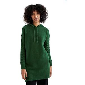 DeFacto W0610az Tuniek T-shirt voor dames, Groen