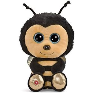 NICI GLUBSCHIS Miss Bizz 48736 Bee - knuffeldier van zacht pluche, schattig pluche dier om te knuffelen en te spelen, voor kinderen en volwassenen, geweldig cadeau-idee, zwart/geel