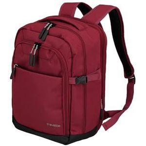 Travelite Laptoprugzak 13 inch - Kick Off - Praktische rugzak met clipfunctie - 40 cm - 20-23 liter, rood, 40, klassiek, Rood, klassiek