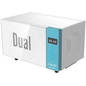 MM 5120DG Blue - White and Blue Microwave - vrij model - 700 W met 5 vermogensniveaus en rooster 800 W - minuut minuut 20 liter magnetron Cata