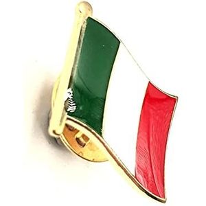 Speld, Italiaanse vlag, metaal, geëmailleerd, metaal