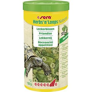 Sera Herbs 'n' Loops traktatie met gras voor aquaria, 1000 ml