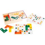 Small Foot 11728 educatief spel, hout, leerpuzzel en vorm, detectie van coys