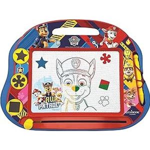 Lexibook Magic Magisch, magnetisch tekenbord, Paw Patrol Helper on Four Paw, magneetbord voor kinderen, creatief kunstspeelgoed voor meisjes en jongens, pen en magneten, blauw/rood, CRPA550