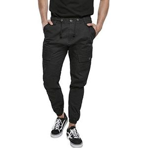 Brandit Ray Vintage broek, katoen met elastaan, maat S tot 3XL, zwart.