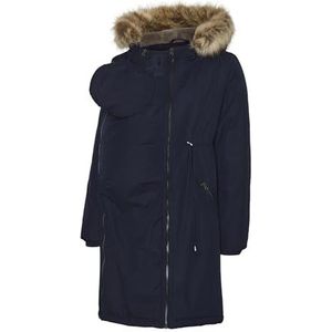MAMALICIOUS Mlamy 3-in-1 A gewatteerde jas voor dames, marineblauw blazer
