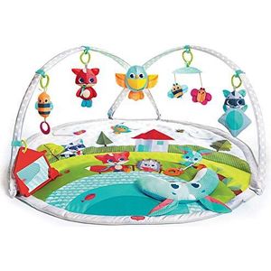 Tiny Love Dynamic Gymini Muzikale babyspeelmat, vanaf 0 maanden, verstelbare bogen, kruipdeken met muziek en verlichting, vanaf de geboorte, 110 x 90 cm, Op de prairie
