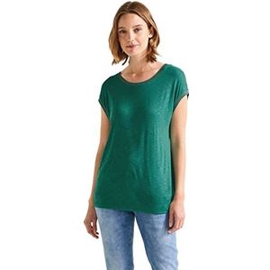 Street One T-shirt d'été pour femme, Vert lagon, 42