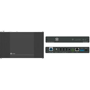 Récepteur 4K60 4:4:4 avec PoE bidirectionnel, USB, Ethernet, RS