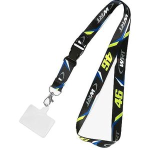 Valentino Rossi VR46 WRT Line Kabel, uniseks, zwart, één maat