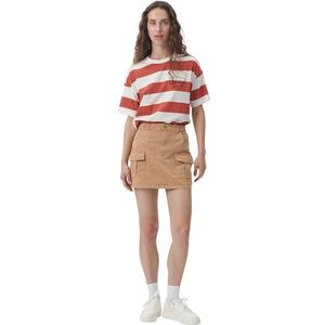 Mavi Mini jupe pour femme, marron, M