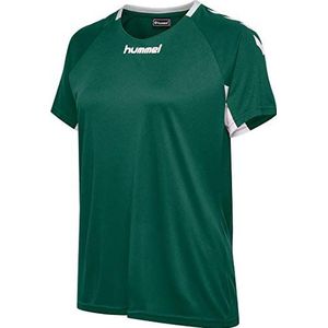 hummel Core Team Jersey S/S Dames Tricot, Fir Groen