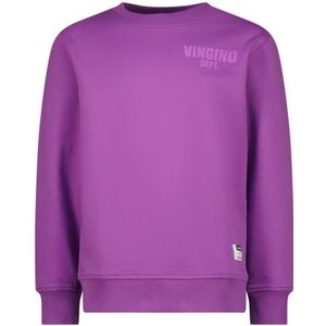 Vingino Sweat-shirt à capuche basique pour garçon, Violet véritable, 8 ans