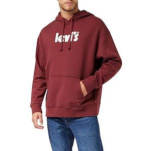 Levi's Relaxed Graphic Po Core Poster Hoodie P Hoodie Heren Core Poster met capuchon XS, core poster met capuchon