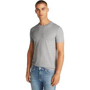 Tommy Jeans Tjm Xslim Jaspe HTR Tee Ext Dm0dm20363 T-shirt S/S heren, Grijs Htr, M