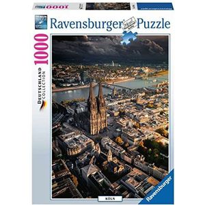 Ravensburger Puzzle 15989 - Dom van Keulen - Puzzel met 1000 stukjes voor volwassenen en kinderen vanaf 14 jaar - Stadspuzzel van Keulen