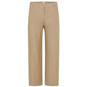 BRAX Style.maine S Pure Linen Quality damesbroek, 54 Amandel, Taille 31 / lengte 32