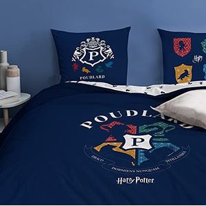 Harry Potter Dekbedovertrek Logo - Lits Jumeaux - 240 X 220 cm - Katoen