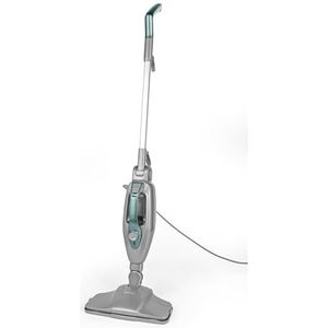 Petra PF01369VDE 14-in-1 stoomreiniger, te gebruiken als vloer- en handstoomreiniger, chemische reiniging, voor vloeren, tapijten, sanitair, 350 ml tank, accessoires