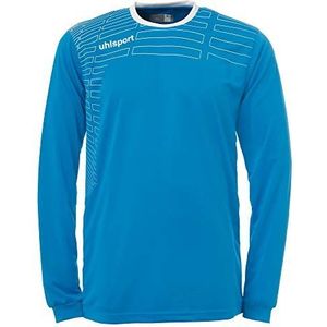 uhlsport Ls Team damesset (hemd en shorts), cyaan/wit