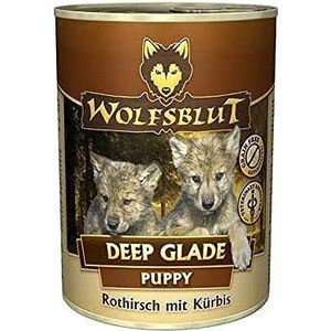 Wolfsblut - Deep Glade Puppy - 6 x 395 g - rood hert en waterbuffel - nat voer - hondenvoer - graanvrij
