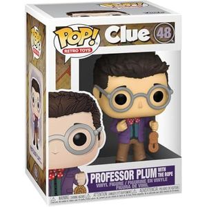 Pop Clue Professor Plum met touw vinyl figuur