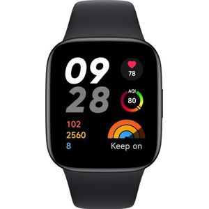 Xiaomi Redmi Watch 3, GPS, zwart
