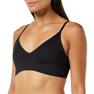 Sloggi Bustier Body Adapt Bralette voor dames, zwart.