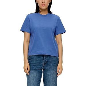 s.Oliver T-shirt manches courtes pour femme, Bleu 5722, 38