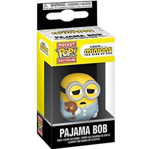 Funko Pop! Sleutelhanger: Minions 2 - Pyjama Bob - Vinyl minifiguur om te verzamelen Fantasie Sleutelhanger - Kerstcadeau - Cadeau-idee - Officiële Producten - Movies Fans - Minifiguur