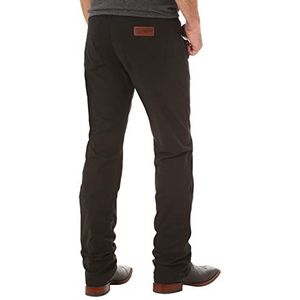 Wrangler Recht Fit Jeans - Heren Jeans (1 stuk), zwart.