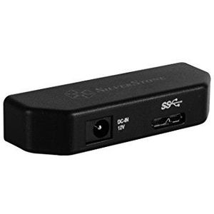 SilverStone SST-EP02 Adapter USB 3.0 naar SATA, compatibel met 2,5 inch of 3,5 inch HDD of SSD