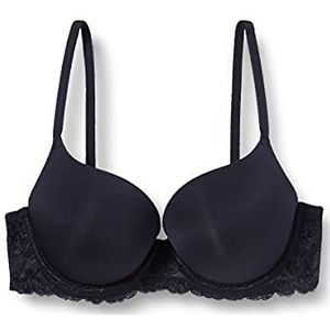 DORINA Claire Super Push Up BH Everyday voor dames, zwart 34B (maat fabrikant: 34), zwart, 90B, zwart.