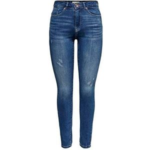 ONLY Fpaola dames jeans medium blauw S, denim middenblauw