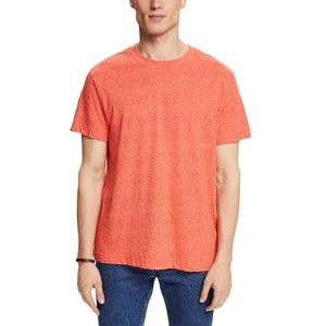 ESPRIT T-shirt chiné, Orange vif, XL