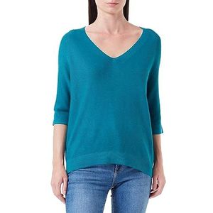 s.Oliver Gebreide trui voor dames, Blauw Groen 6694