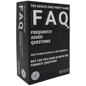 The Games Emporium FAQ | Veelgestelde vragen kaartspel | Partyspel voor volwassenen, 250 kaarten, voor 2-6 spelers, leuk cadeau voor kinderen vanaf 18 jaar