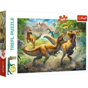 Trefl, Puzzel, Tyrannosaurus-gevechten, 160 stukjes, voor kinderen vanaf 5 jaar