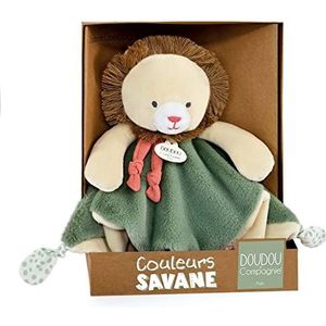 Doudou et Compagnie - Colors Savane - knuffeldier leeuw - beige - 25 cm - cadeau voor geboorte - DC4068