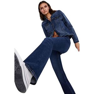 Springfield Jeans Boot Cut duurzaam, middelblauw, 34 dames, middelblauw, 34 EU, Medium Blauw