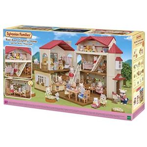 SYLVANIAN FAMILIES - Het grote verlichte huis en zijn geheime kamer - 5716 - Poppenhuis - Minipoppen