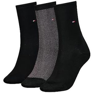 Tommy Hilfiger Gift Box casual sokken dames, zwart.