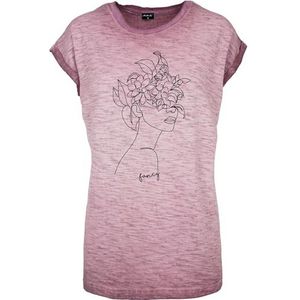 Mister Tee T-shirt pour femme One Line Fruit Tee Bordeaux XL, bordeaux, XL