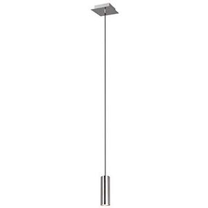 Trio Leuchten Marley 312400107 hanglamp van metaal, mat-nikkel met 1 x GU10