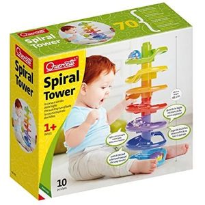 Quercetti - 6501 Spiral Tower kogelbaan voor baby's, kogelbaan