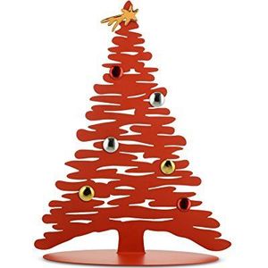 Alessi Bark for Christmas BM06 R Kerstdecoratie roestvrij staal rood 35,50 x 14,00 x 45,00 cm